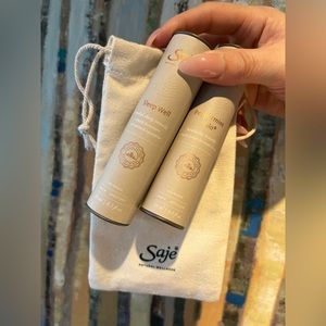 Saje Natural Wellness aromatherapy roll-on gift set SEALED NEW in box (NIB)
